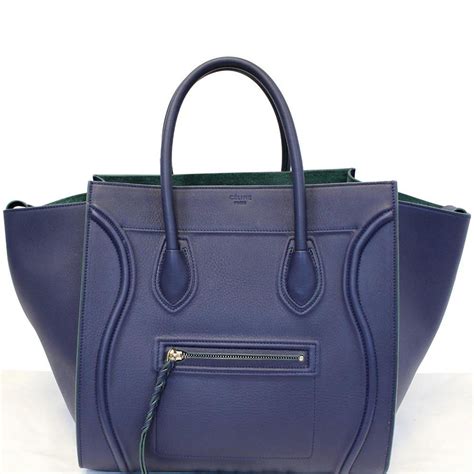 celine navy phantom bag|Celine large phantom luggage tote.